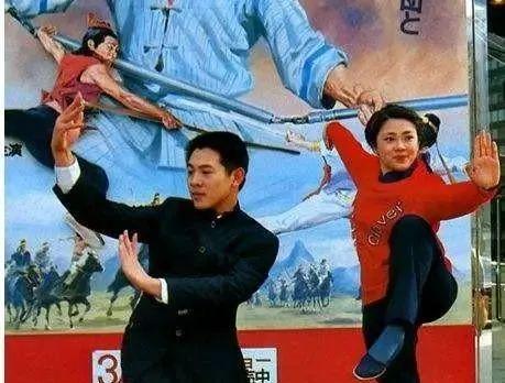 Jet Li and Huang Qiuyan