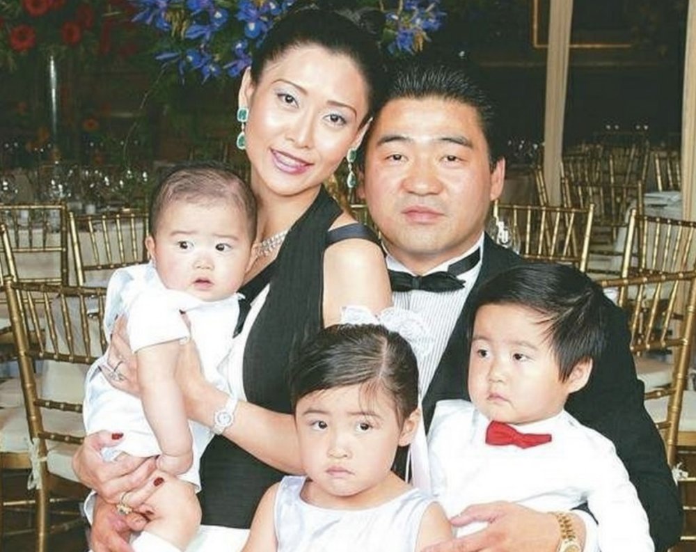 Veronica Yip with her family